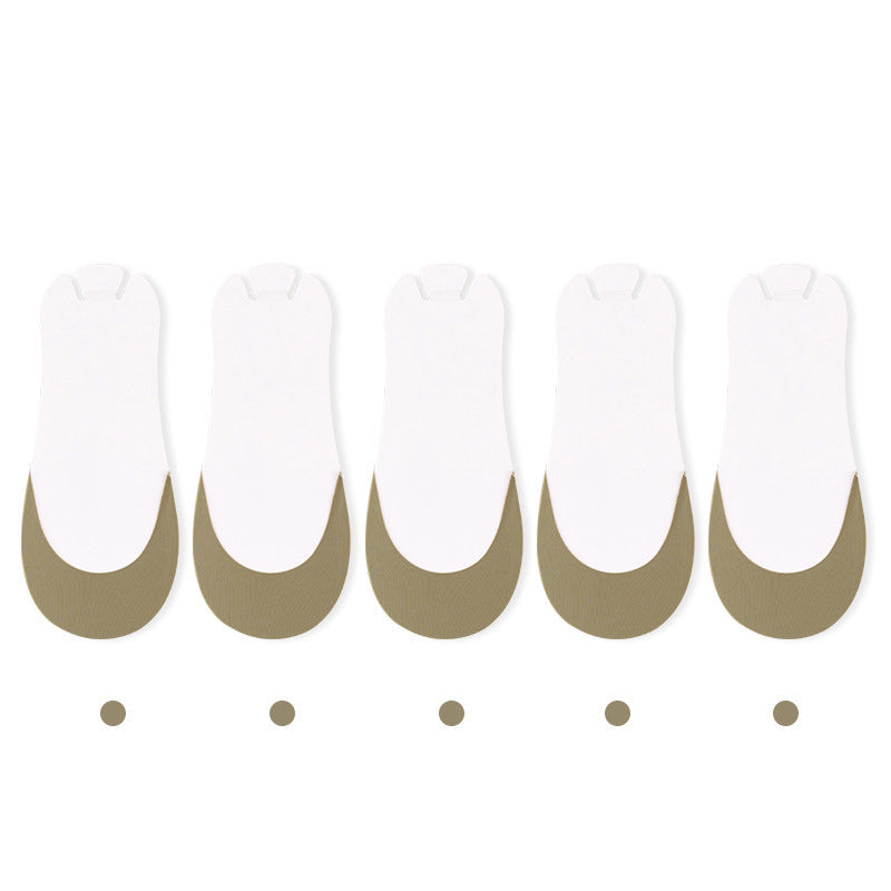 Invisible Toe Cover Socks 5 Pairs