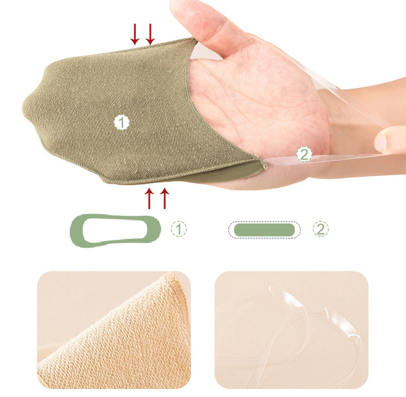 Invisible Toe Cover Socks 5 Pairs