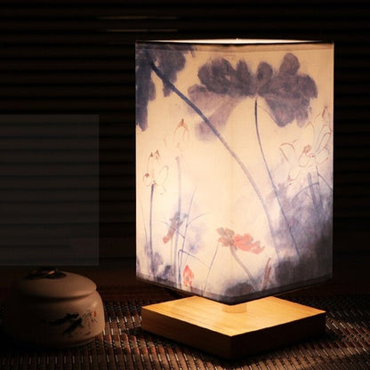Japanese Scandinavian Paper Table Lamp with Soft Warm Glow
