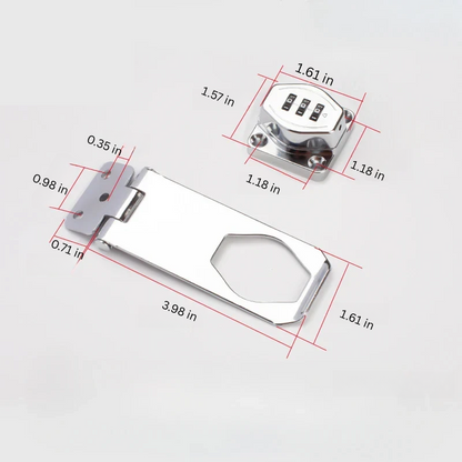Keyless 3 Digit Combination Cabinet Lock