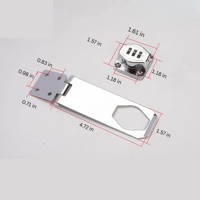 Keyless 3 Digit Combination Cabinet Lock