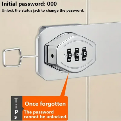 Keyless 3 Digit Combination Cabinet Lock