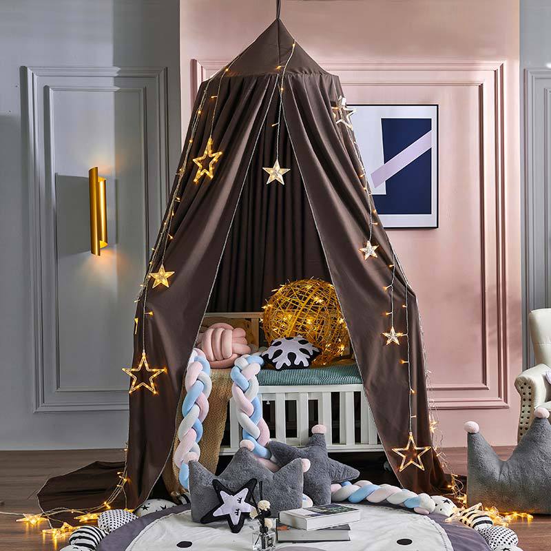 Kids Blackout Bed Canopy with Breathable Light Blocking Fabric