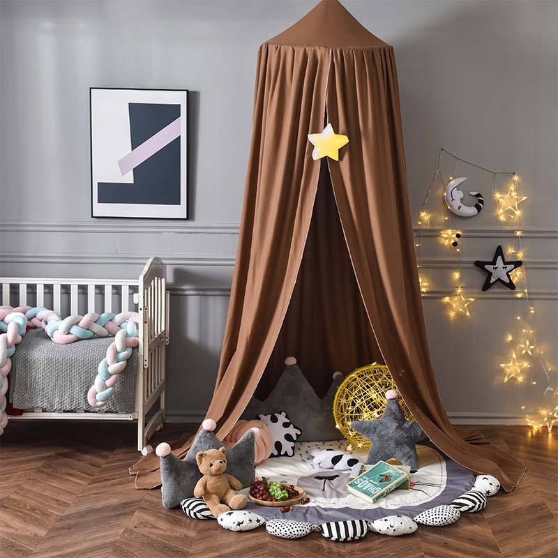 Kids Blackout Bed Canopy with Breathable Light Blocking Fabric
