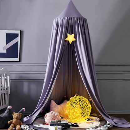Kids Blackout Bed Canopy with Breathable Light Blocking Fabric