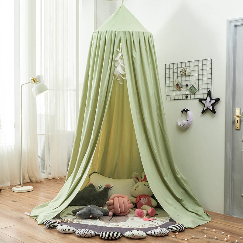 Kids Blackout Bed Canopy with Breathable Light Blocking Fabric