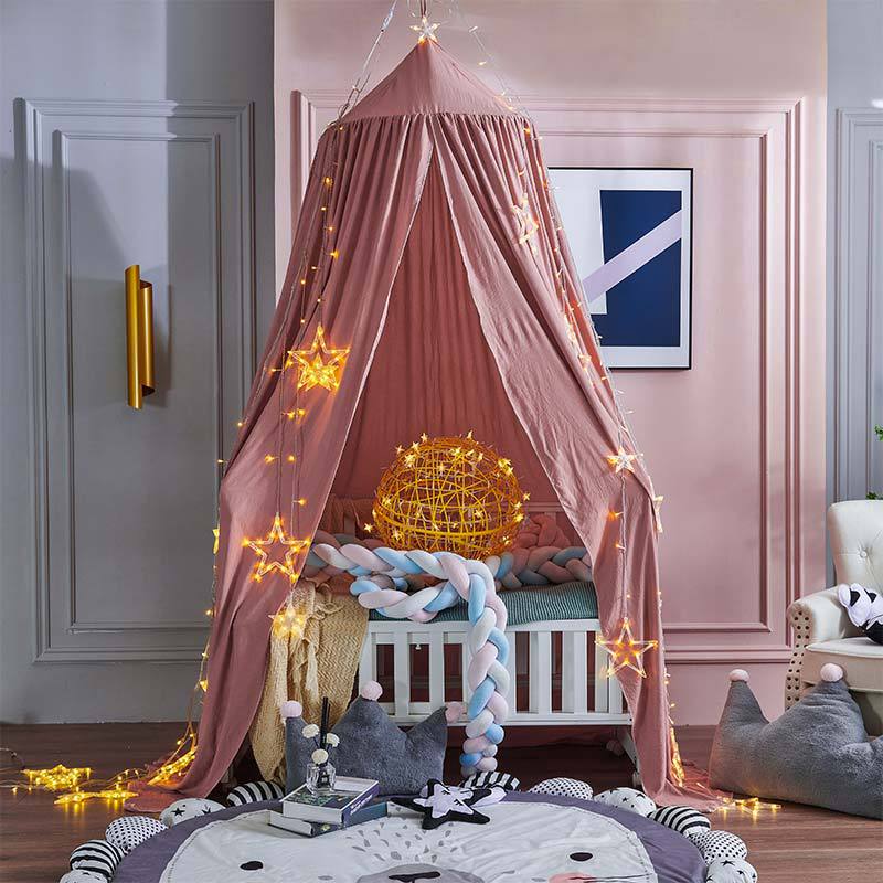 Kids Blackout Bed Canopy with Breathable Light Blocking Fabric