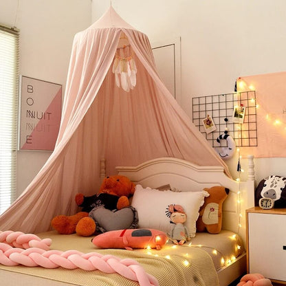 Kids Blackout Bed Canopy with Breathable Light Blocking Fabric