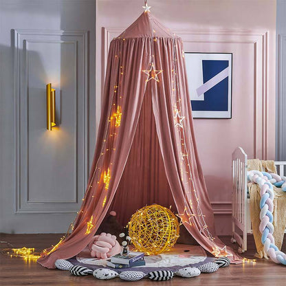 Kids Blackout Bed Canopy with Breathable Light Blocking Fabric