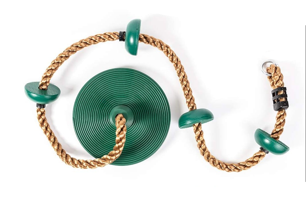 Kids Tree Swing with Climbing Rope and Platforms
