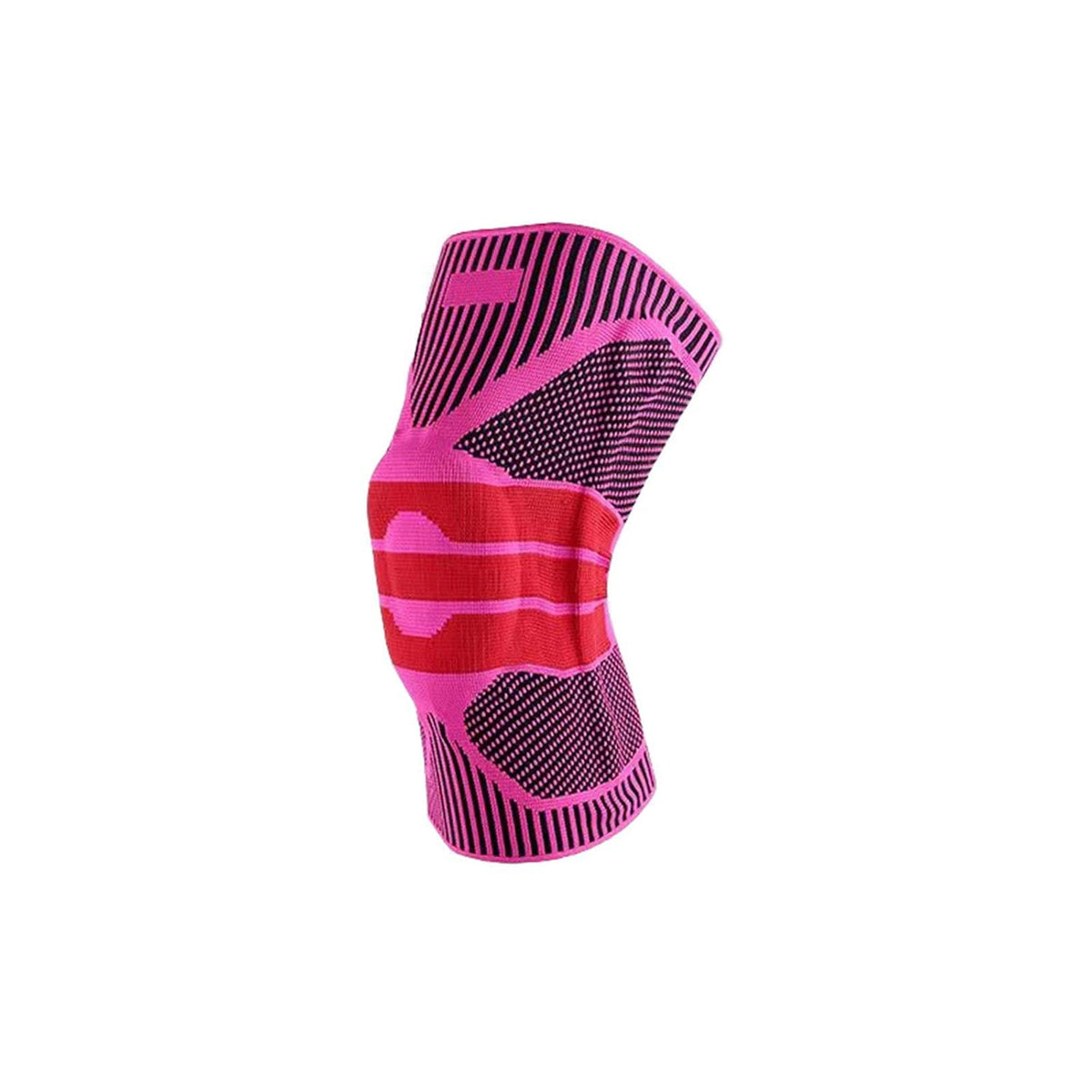 Knee Support Brace with Spring Stabilizers and Silicone Pads