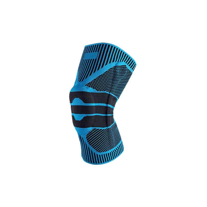 Knee Support Brace with Spring Stabilizers and Silicone Pads