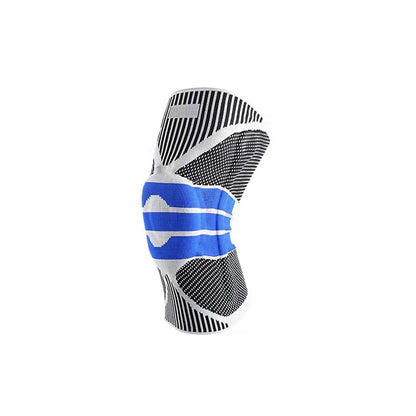 Knee Support Brace with Spring Stabilizers and Silicone Pads