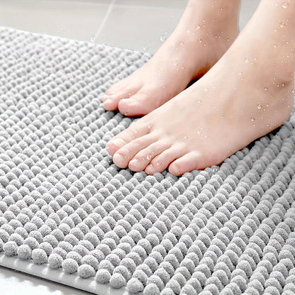 L Shaped Corner Bath Mat Non Slip Soft Shower Rug