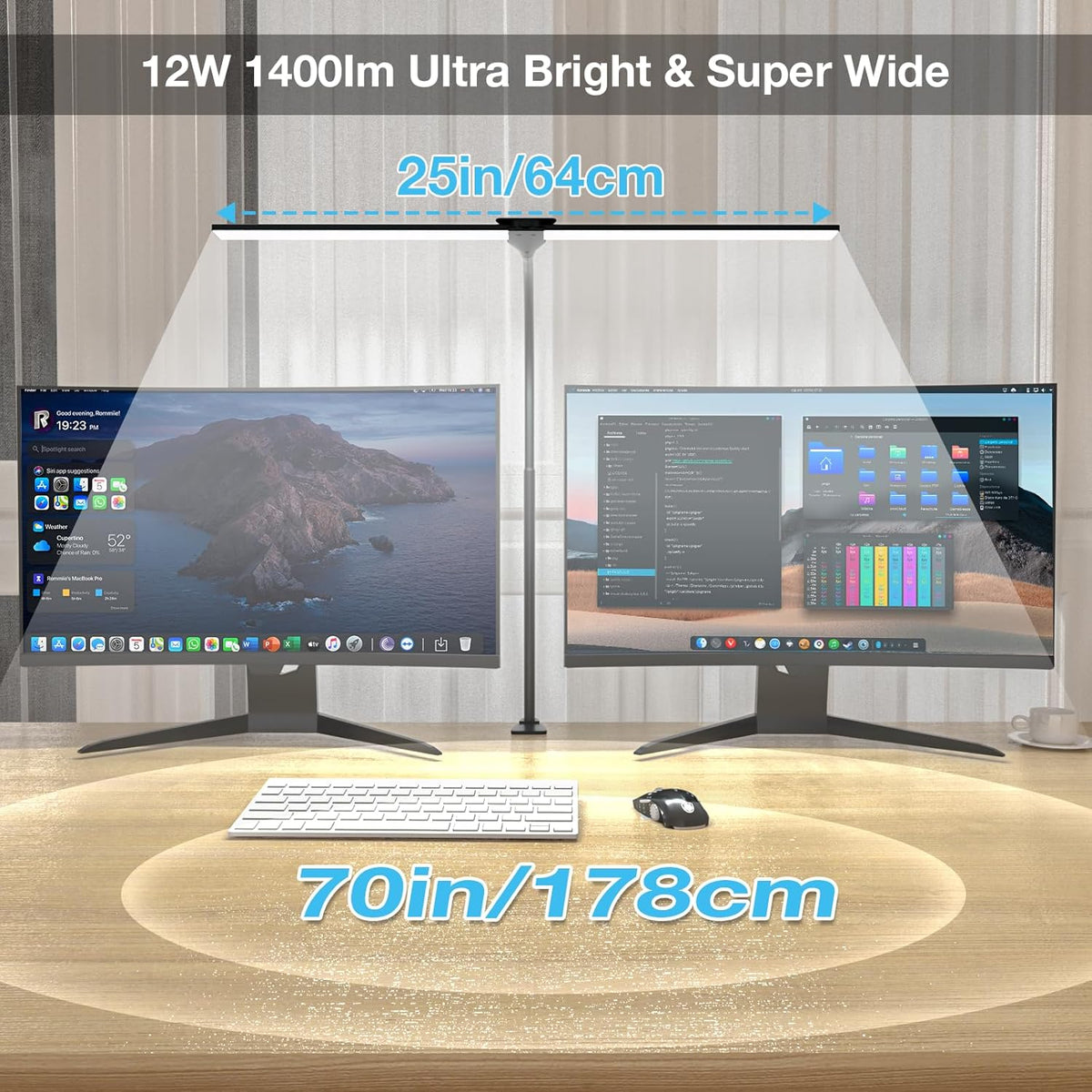 LED Architect Desk Lamp with Adjustable Brightness and Color Modes