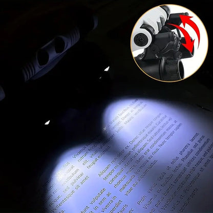 LED Dual Eye Magnifying Glasses with Adjustable Lenses