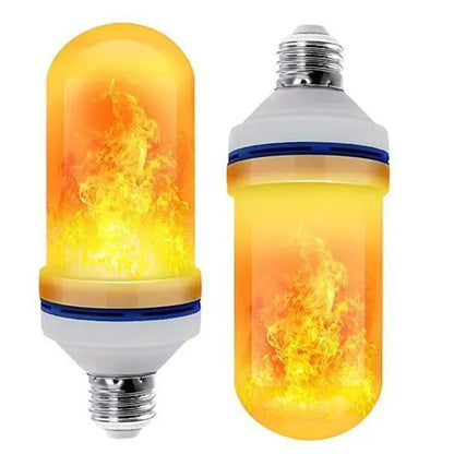 LED Flame Effect Light Bulb E26 E27 Warm Orange Glow