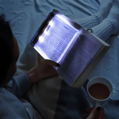 LED Flat Panel Reading Light Bookmark Lamp with Dual Brightness