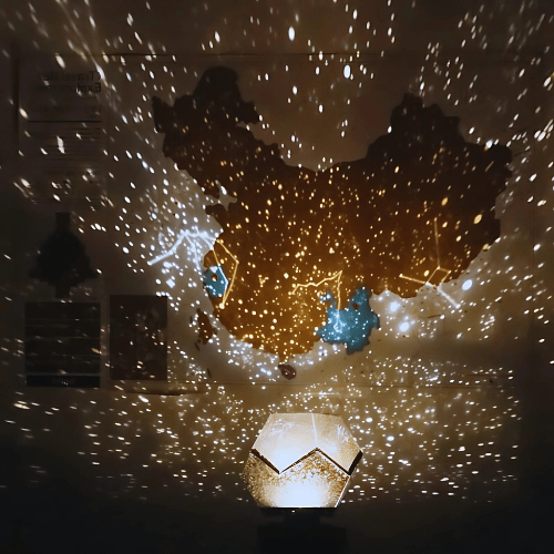 LED Galaxy Star Projector Night Light