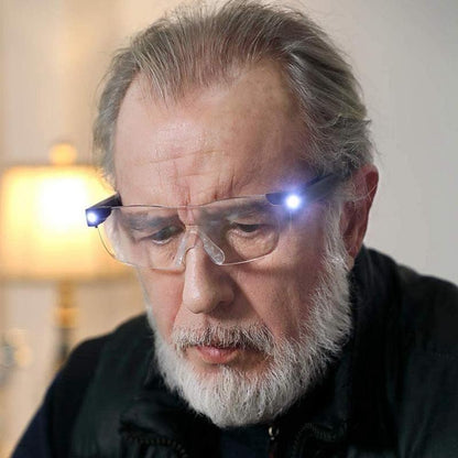LED Light Magnifying Reading Glasses