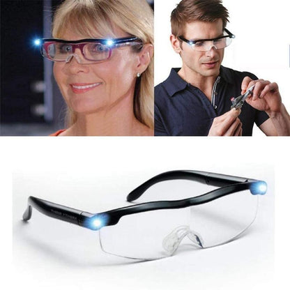 LED Light Magnifying Reading Glasses