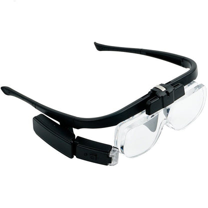 LED Magnifying Glasses with Adjustable Light and Interchangeable Lenses