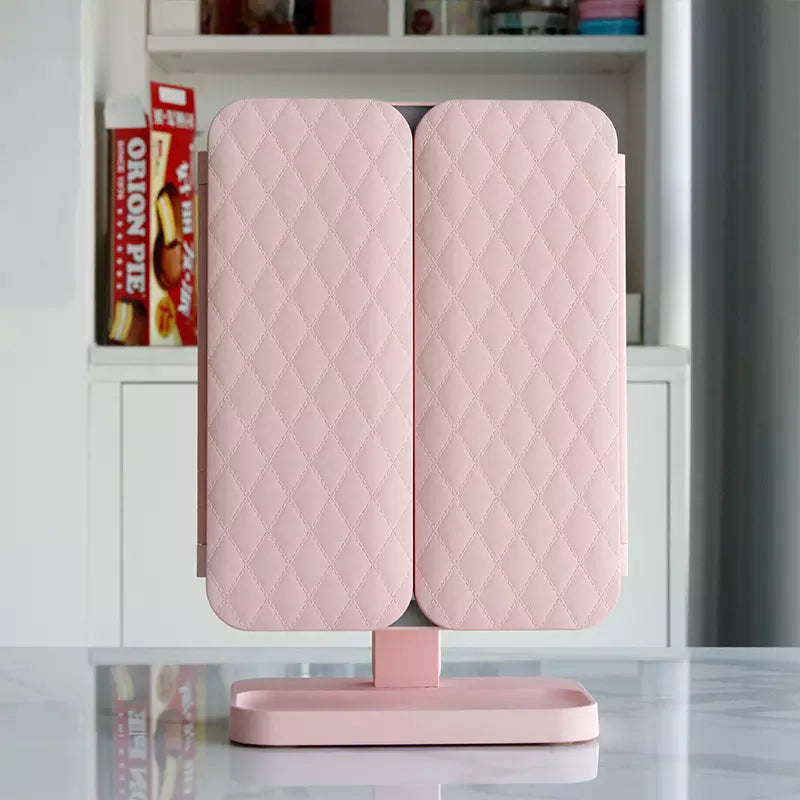 LED Makeup Mirror with 3 Light Modes and Dual Magnification
