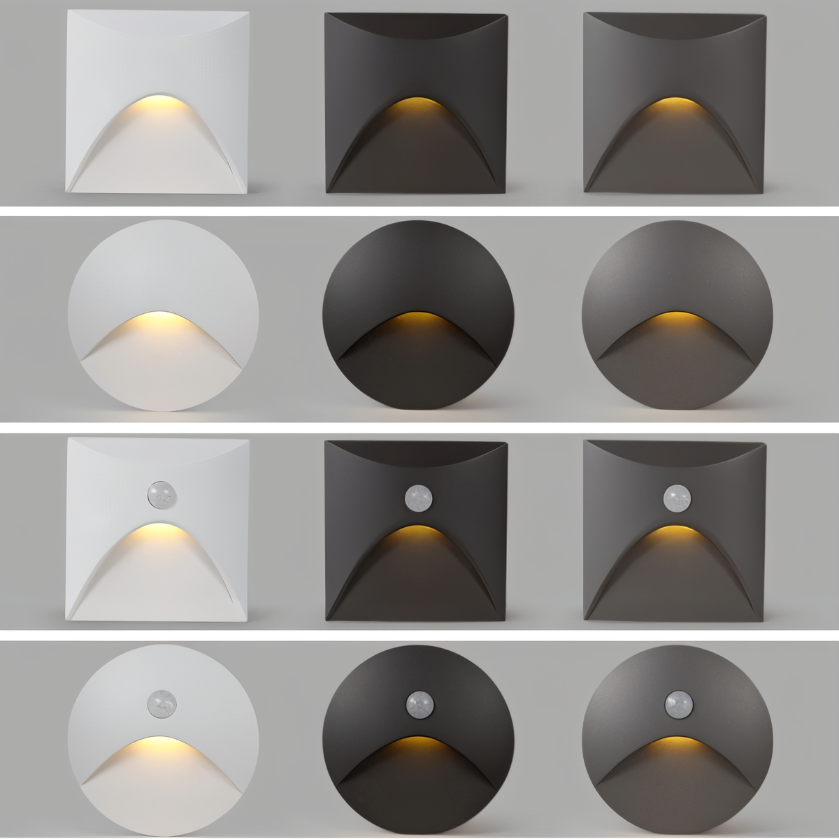 LED Motion Sensor Wall Light IP65 Waterproof
