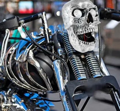 LED Skull Motorcycle Headlight Decorative Light