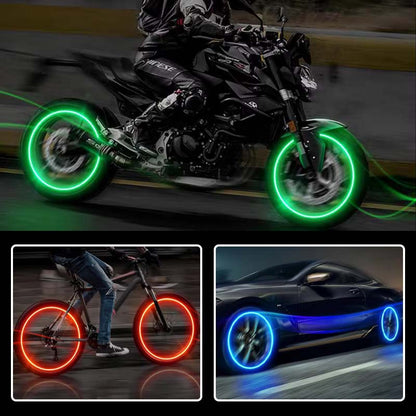 LED Tire Valve Cap Lights for Cars Bikes and Motorcycles