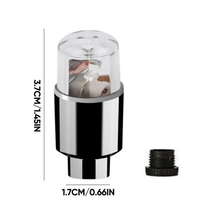 LED Tire Valve Cap Lights for Cars Bikes and Motorcycles