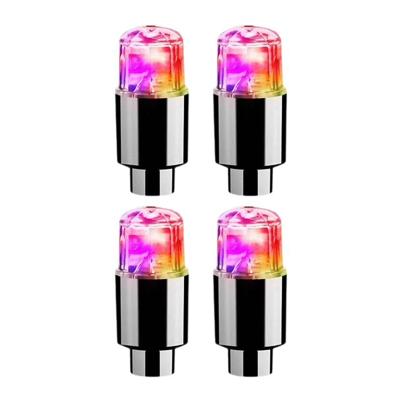 LED Tire Valve Cap Lights for Cars Bikes and Motorcycles