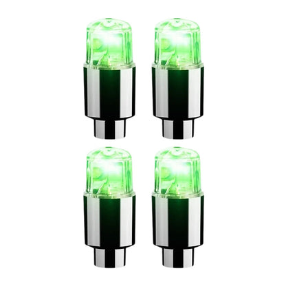 LED Tire Valve Cap Lights for Cars Bikes and Motorcycles