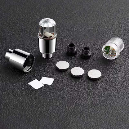 LED Tire Valve Cap Lights for Cars Bikes and Motorcycles