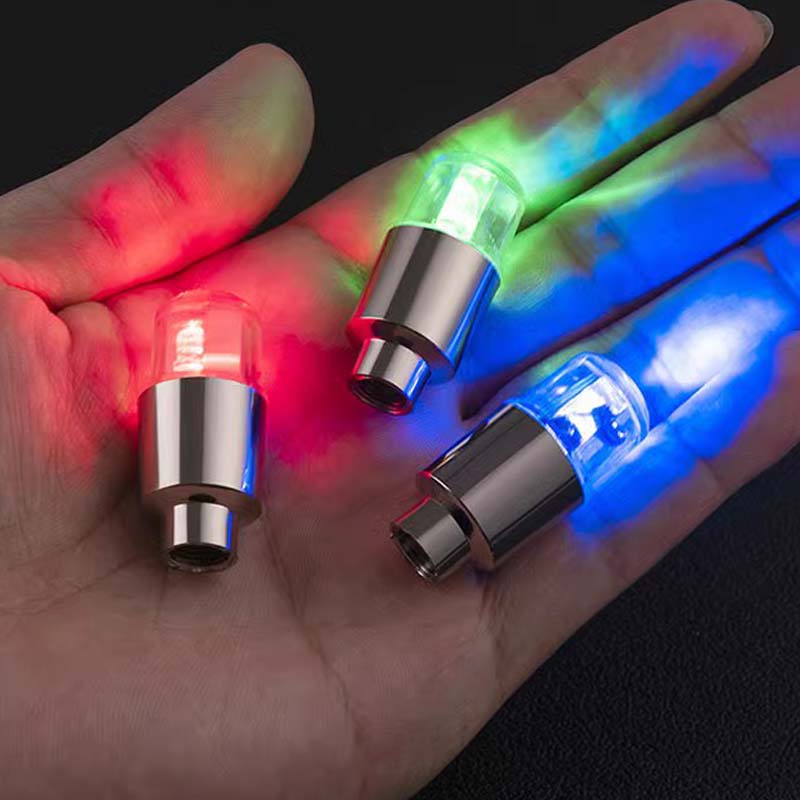 LED Tire Valve Cap Lights for Cars Bikes and Motorcycles