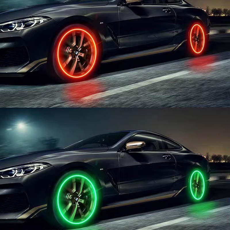 LED Tire Valve Cap Lights for Cars Bikes and Motorcycles