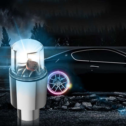 LED Tire Valve Cap Lights for Cars Bikes and Motorcycles