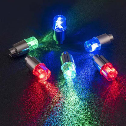 LED Tire Valve Cap Lights for Cars Bikes and Motorcycles