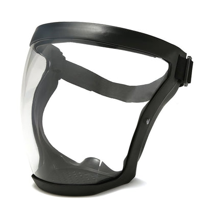 Large Clear Full Face Shield with Adjustable Headband