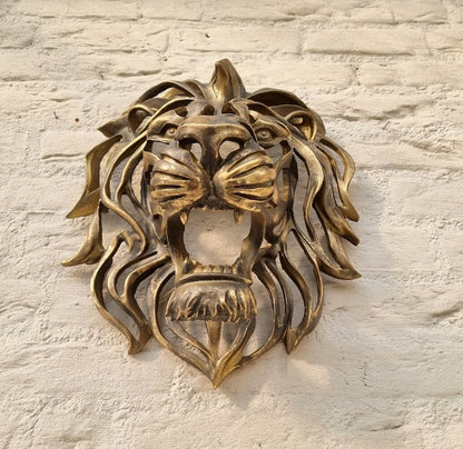Large Lion Head Wall Mounted Sculpture Decorative Wall Art