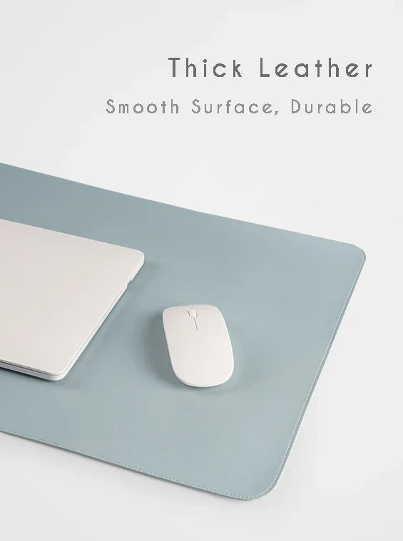 Large PU Leather Desk Mat Mouse Pad for Office Work