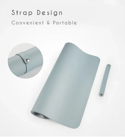 Large PU Leather Desk Mat Mouse Pad for Office Work