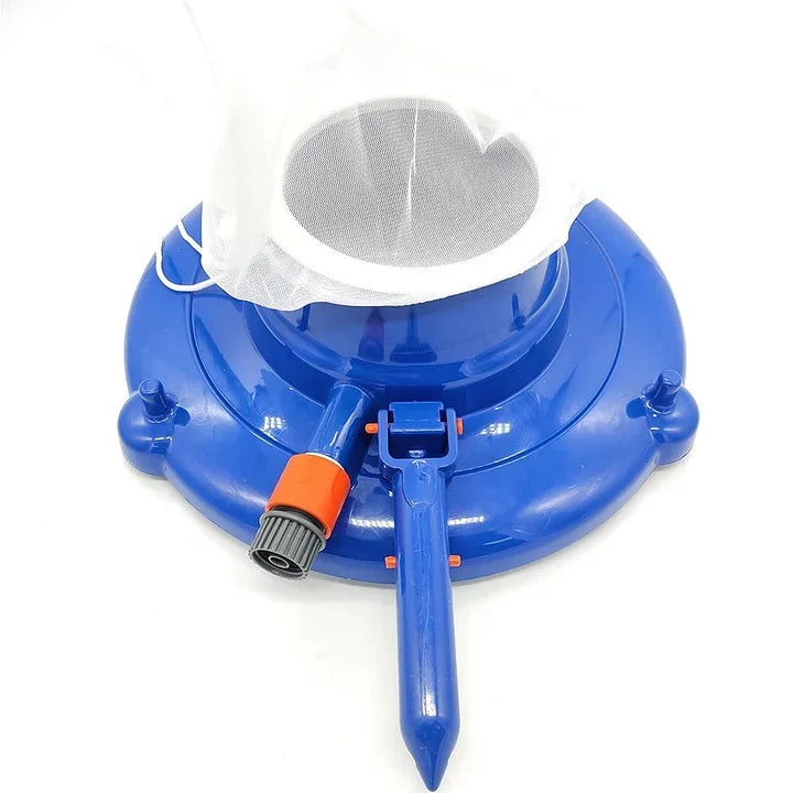 Large Pool Leaf Vacuum with Strong Suction and Easy Rolling Wheels