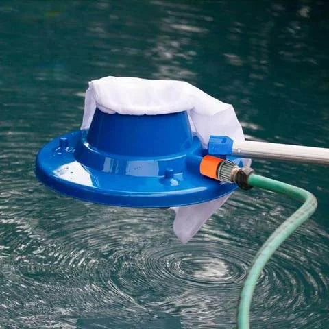 Large Pool Leaf Vacuum with Strong Suction and Easy Rolling Wheels