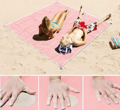 Large Sand Resistant Beach Mat 200 x 200 cm Picnic Ground Sheet
