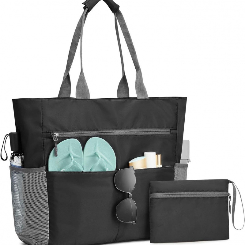 Large Waterproof Foldable Beach Tote Bag