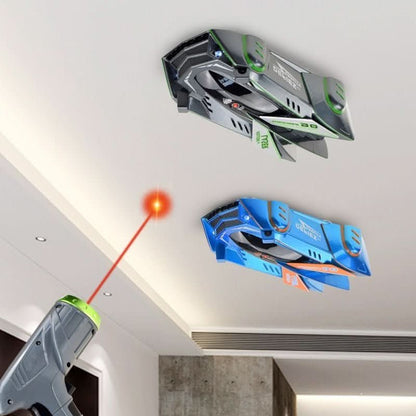 Laser Remote Wall Climbing RC Car with LED Lights