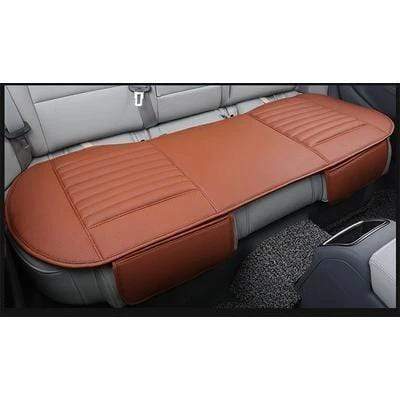 Leather Car Seat Cushion with Bamboo Charcoal Universal All Season Seat Protector
