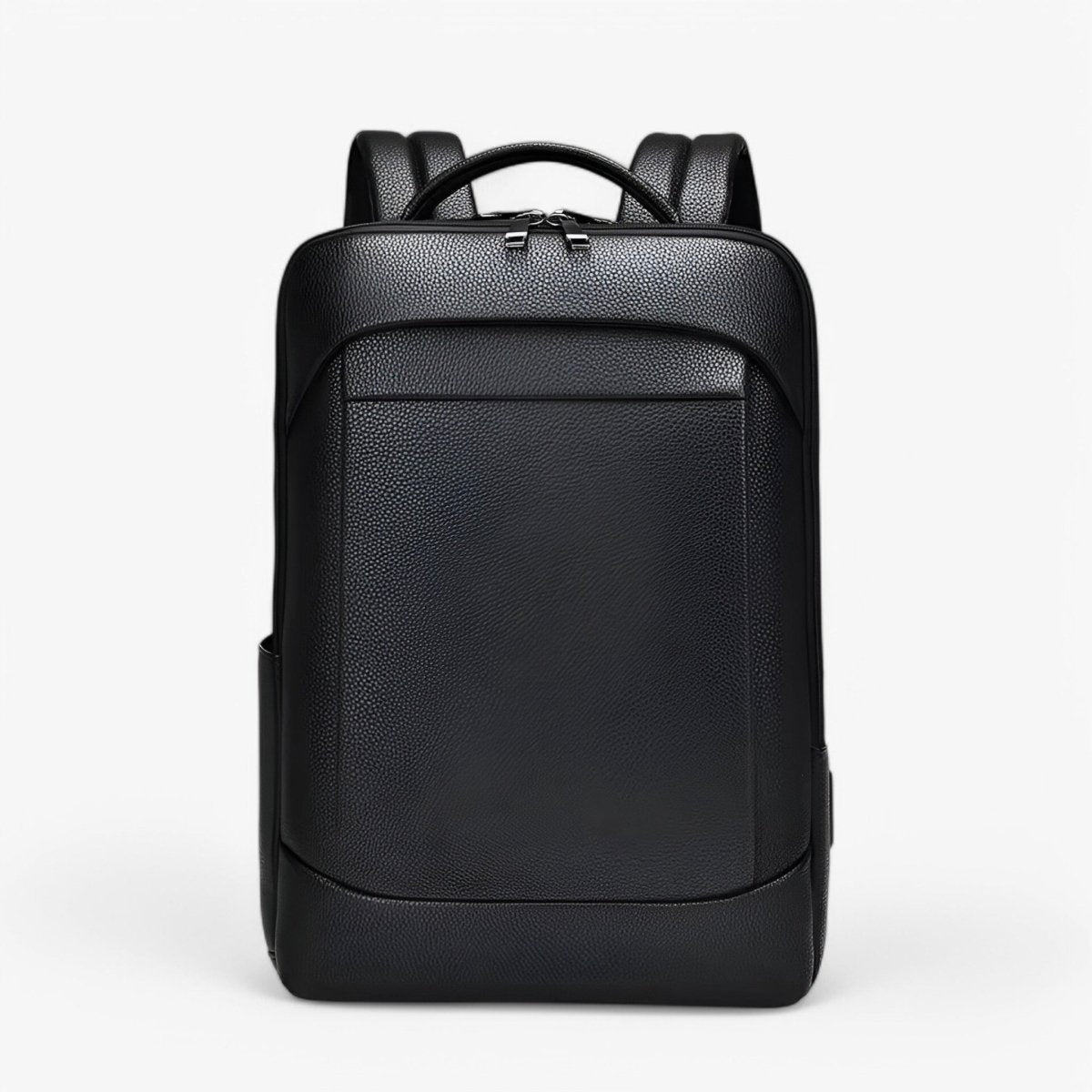 Leather Laptop Backpack with USB Charging Port 15.6 Inch