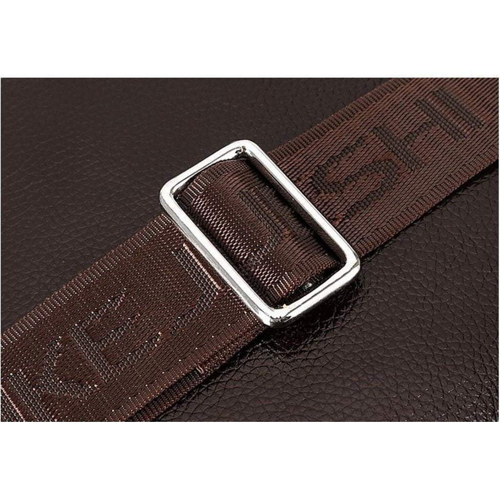 Leather Laptop Briefcase Shoulder Business Bag